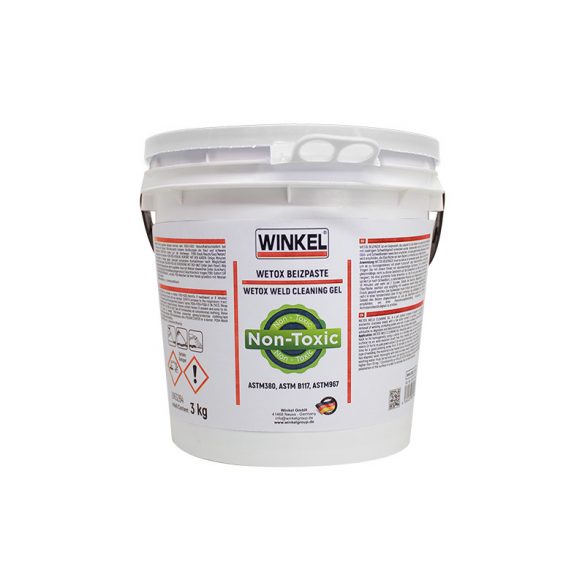 Hegesztési Varrattisztító Gél 3kg (Wetox Weld Cleaning Gel Non-Toxic)